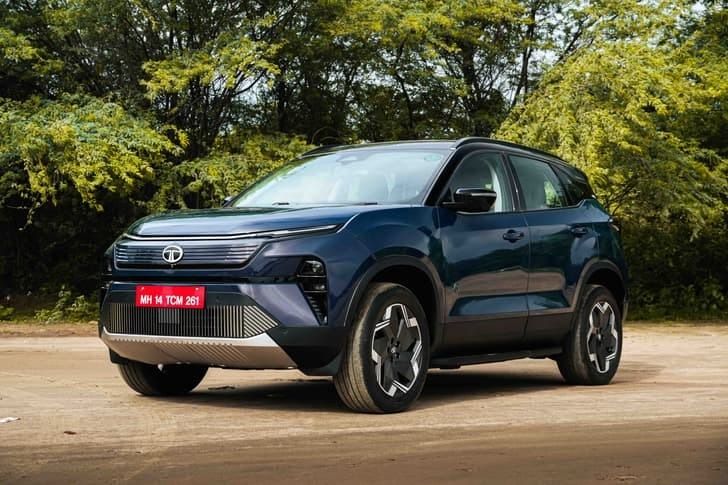 Tata Harrier EV Front-Left Profile