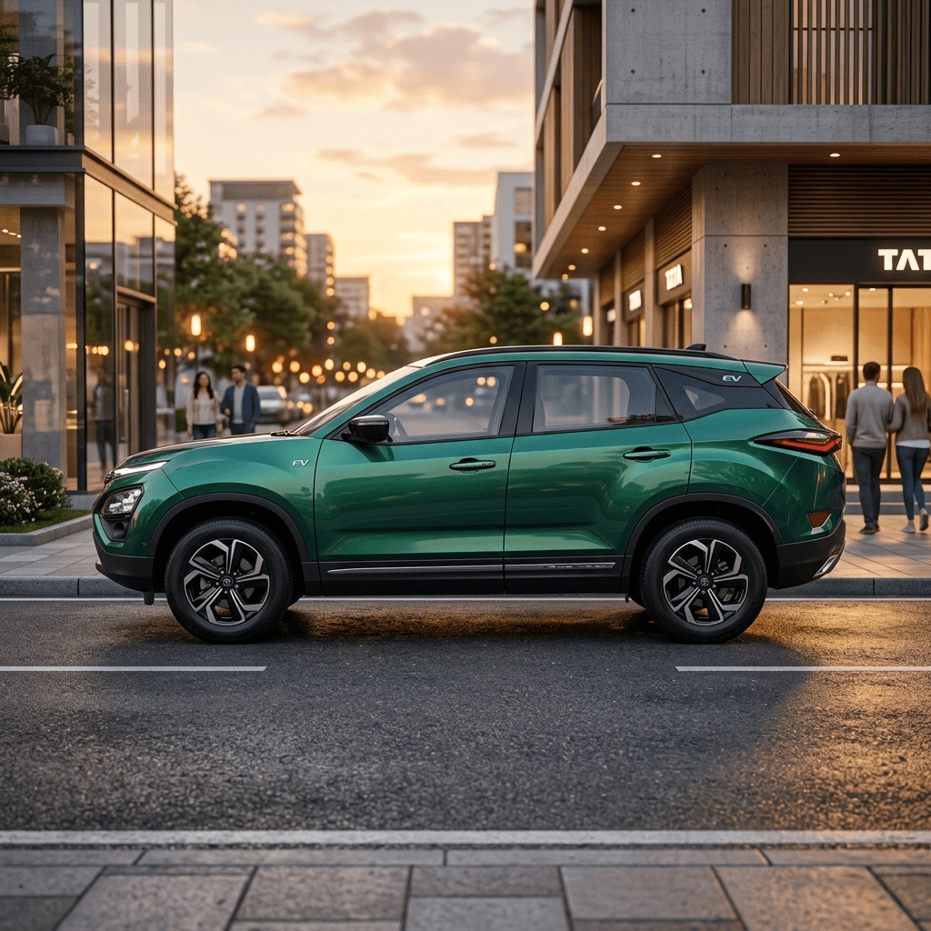 Tata Harrier EV Side Profile