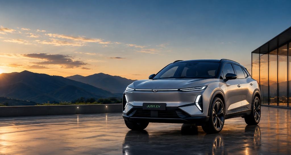 Premium EV Show Plaza Sunset